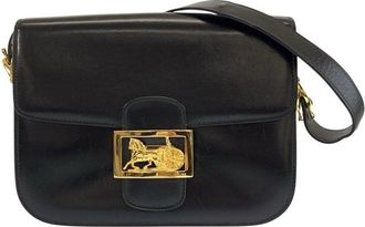 Celine Celine Black Calfskin Shoulder Bag (Authentic Pre-Loved)