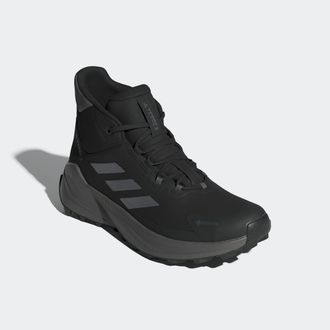 ADIDAS TERREX Wanderschuh ADIDAS TERREX TERREX TRAILMAKER 2.0 MID GORE-TEX, Herren, Gr. 44,5, schwarz (core schwarz, carbon, grau four), Synthetik, Textil, Schuhe W