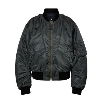 Maison Margiela Omkeerbaar Bomberjack - Dames - Jassen - Groen - Maat: XS Katoen