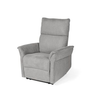 Koketto Home Sill&oacute;n relax 2 motor tapizado gris claro
