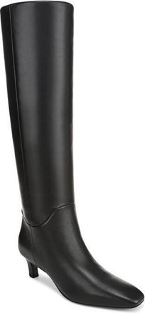 Favorite Daughter Lena Knee High Boot in Black Kidsuede Leather at Nordstrom, Size 5.5