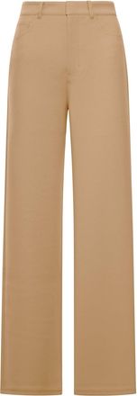 Max Mara BRIOSO WIDE LEG COTTON TROUSERS - Smaxmara - Woman
