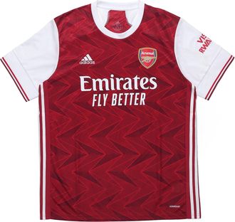adidas 20-21 Season Arsenal Home Fan Edition Short Sleeve Purple EH5817