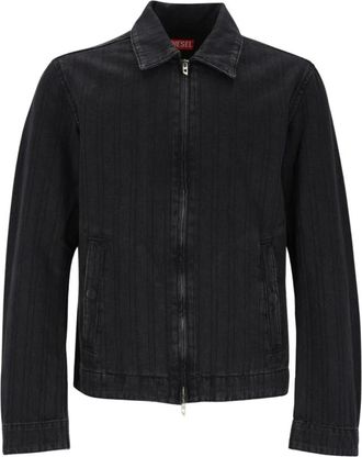 Diesel D-Rohe Jacket - - Jackets - Uomo - Nero - XL