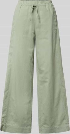 Marc O'Polo Loose Fit Leinenhose aus Baumwoll-Leinen-Mix in Hellgruen, Gr&ouml;&szlig;e 34