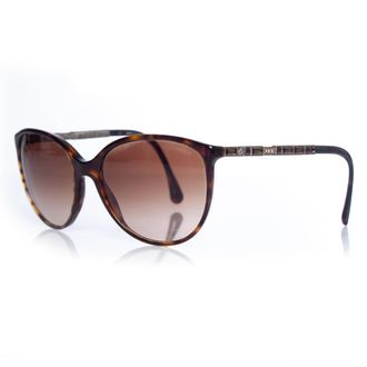 Chanel Bruine kattenoog zonnebril