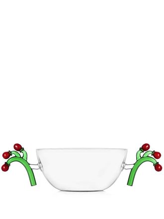 Ichendorf cylindrical-design glass bowl - unisex - glass - One Size - White