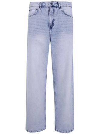 Les Deux Jeans Straight Leg Roi Bleached Denim