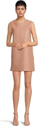 Norma Kamali Sleeveless Mini Dress Womens Dress Cappuccino : XL (Womens 10), Polyester/Spandex
