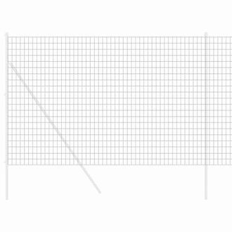Berkfield Home Modern Euro Fence Grey 1.6x10 m Steel in Dark Grey