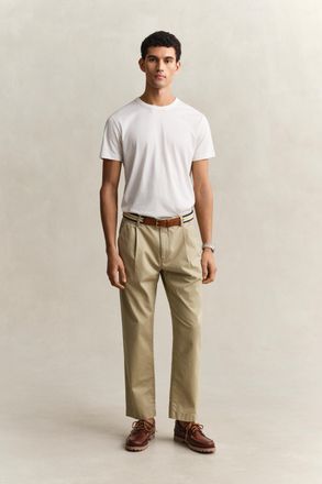 GANT Men Regular Fit Cotton Twill Chinos (42) WOODY BEIGE