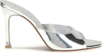 Amina Muaddi Donna, Scarpe, Grigio, 38 EU, new