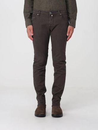 Jacob Cohen Pantaloni Nick slim fit modello cinque tasche in misto cotone