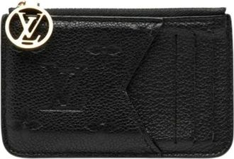 Louis Vuitton Pre-owned Wallets, female, Black, Size: ONE SIZE Pre-owned Card Case