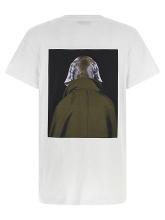 Max Mara Graphic-Print Cotton T-Shirt - White