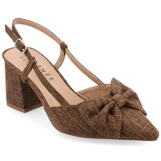 Journee Collection Women & apos;s Tailynn Medium and Wide Width Pumps