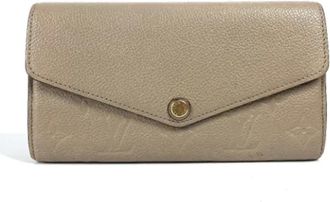 Louis Vuitton Pre-owned Wallets, female, Beige, Size: ONE SIZE Pre-owned Canvas Wallet