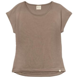 Engel Shirt &uuml;berschnittene Schulter Merinoshirt f&uuml;r Damen | gelb