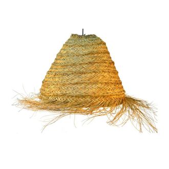Wonderlamp L&aacute;mpara colgante con pantalla de esparto 100% ecol&oacute;gico &oslash;50cm