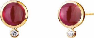 Syna Cirra Mini Studs in Garnet at Nordstrom, Size Small