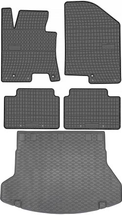 OEM Hyundai I20 Ii Sw Kombi De 2012 A 2017. Juego De Alfombrillas De Goma Para Coche Y Alfombrilla Para Maletero