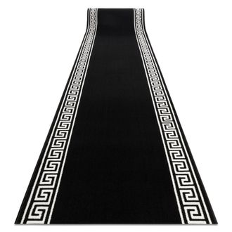 RugsX RugsX Bcf Morad Runner in Black | Size: 120 cm x 440 cm