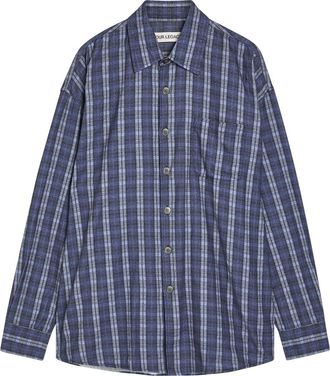 Our Legacy Borrowed Plaid Cotton Shirt - Multicoloured 1 - 52 (IT52 / XL)
