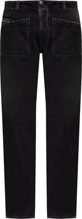 Diesel Jeans dritti D-Moorix - Nero