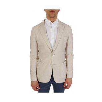 HUGO BOSS Heren, Jassen, Beige, Maat: M Leer
