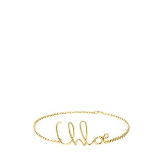 Chloé Accessoires, Dames, Geel, ONE Size, Leer, Stijlvolle Riem voor Vrouwen