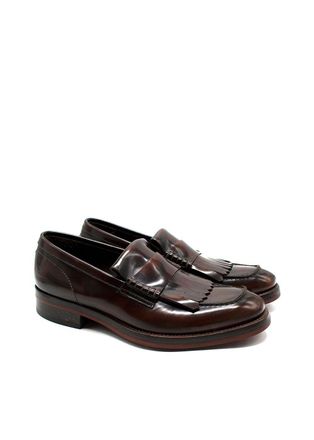 Alexander McQueen Brown Penny Loafers Size 42