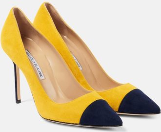 Manolo Blahnik Capcour 105 suede pumps