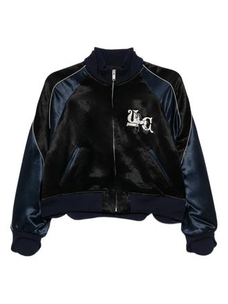 Undercover embroidered bomber jacket - Black
