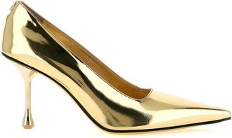 Jimmy Choo London Golden Pointed Toe Heels