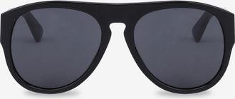 Moschino Occhiali da sole con lenti nere - Nero