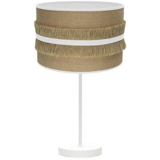 Fabrilamp Fabrilamp - Sobremesa Grande Natalia 1xe27 Blanco/saco-blanco 62x30x30 Cm