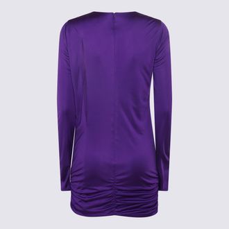 Versace Womens Dresses Bright Dark Orchid _vi