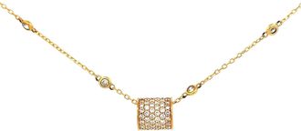 Savvy Cie Jewels gold over sterling choker