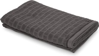 KASANOVA Asciugamano viso cotone Pop Corn Brick grigio scuro