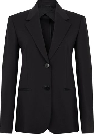 Max Mara Mstfalesia Blazer - Dames - Blazers - Zwart - S - Leer - Jassen