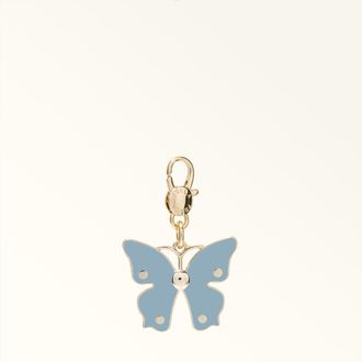 Furla Hashtag Charm Carta Da Zucchero Blue Metal + Enamel Woman