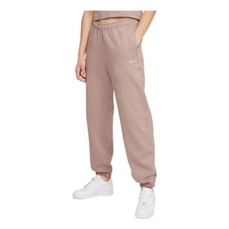 Nike (WMNS) NikeLab Solo Swoosh Fleece Sweatpants Asia Sizing Malt DA0334-245