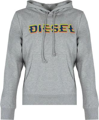 Diesel Ginn Hood - - Sweatshirts & Hoodies - Uomo - Grigio - L