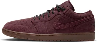 Nike Jordan Mens Air Jordan 1 Low SE Shoes in Red | IO2047-600
