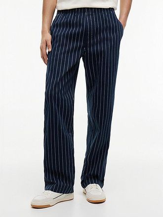 Tommy Hilfiger Jaimie Relaxed Pinstripe Twill Trousers