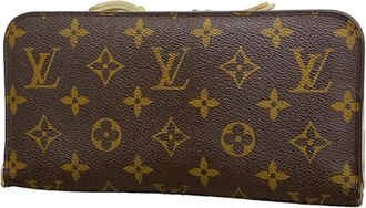 Louis Vuitton Brown Lv Off White Long Wallet (Bi-Fold) (Pre-Owned)