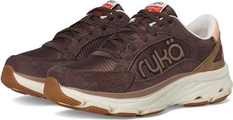 Rykä Devotion X Max Classic Walking Shoe Womens Shoes Chicory Brown : 10 B - Medium, Leather/Synthetic/Textile