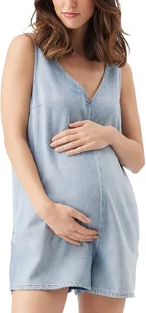 Ripe Fenix Denim Playsuit in Light Wash at Nordstrom, Size X-Small