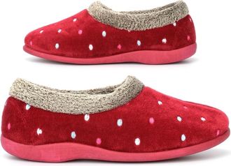 Generic Womens Memory Foam Slippers Girls Size 3 Slippers Size 6 Ladies Slip On Slipper Ladies Carpet Slipper Rubber Sole Slip in Sizes 3-8 Burgundy/Red 3 UK