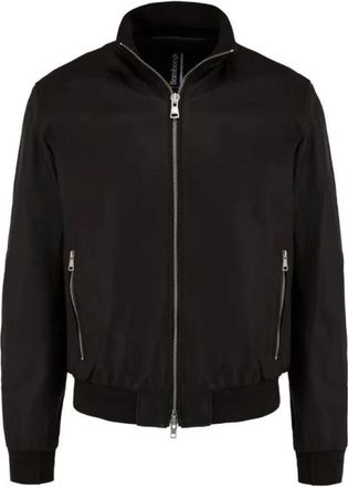 Bomboogie Collo In Piedi Jacket - Heren - Bomber jackets - Zwart - M - Leer - Jassen